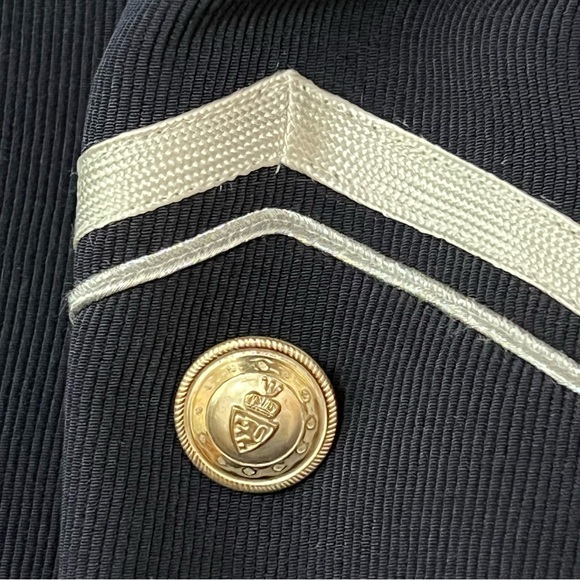 BICCI Vintage Florine Wachter Navy Nautical Blazer - Picture 7 of 8